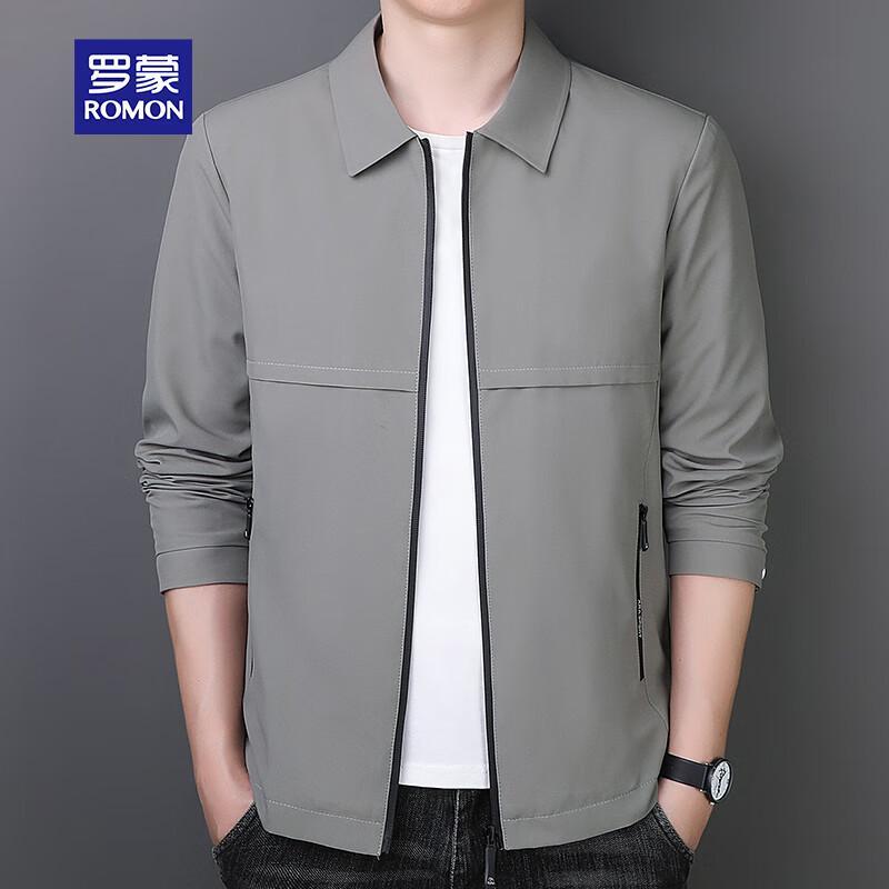 ROMON Men's Business Casual Lapel Jacket