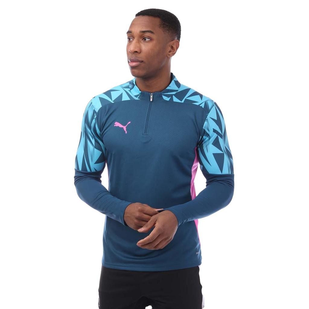 Puma Men's Individual Final Quarter Zip Training Top