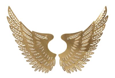 Iron Wall Paneli Wings Light Set 2 Pcs 90x3.5x43.5 Cm