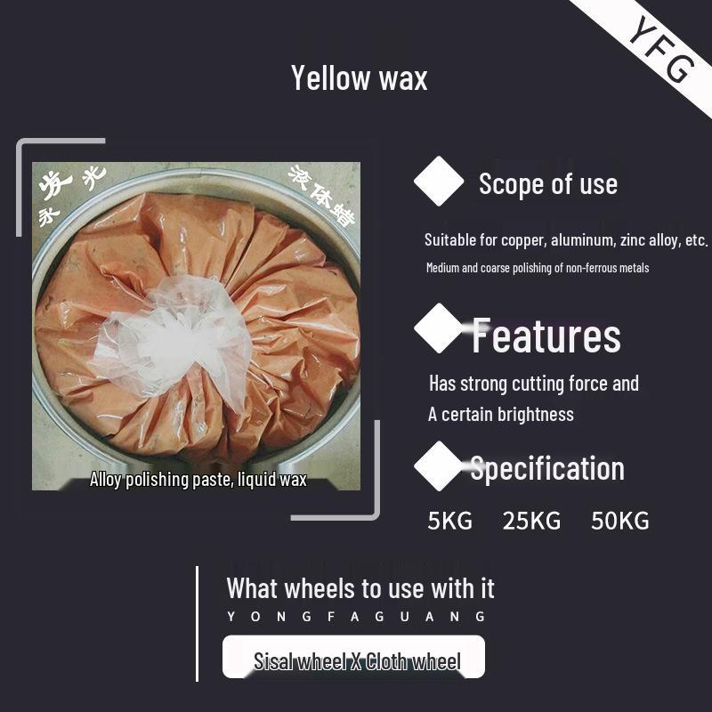 Metal Polishing Liquid Wax and Slurry for Automatic Machines