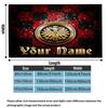1PC Eintracht Frankfurt Custom Name Patterned Flannel Blanket Suitable For All Seasons for Home Decor Warmth and Comfort Gifts Holiday Present