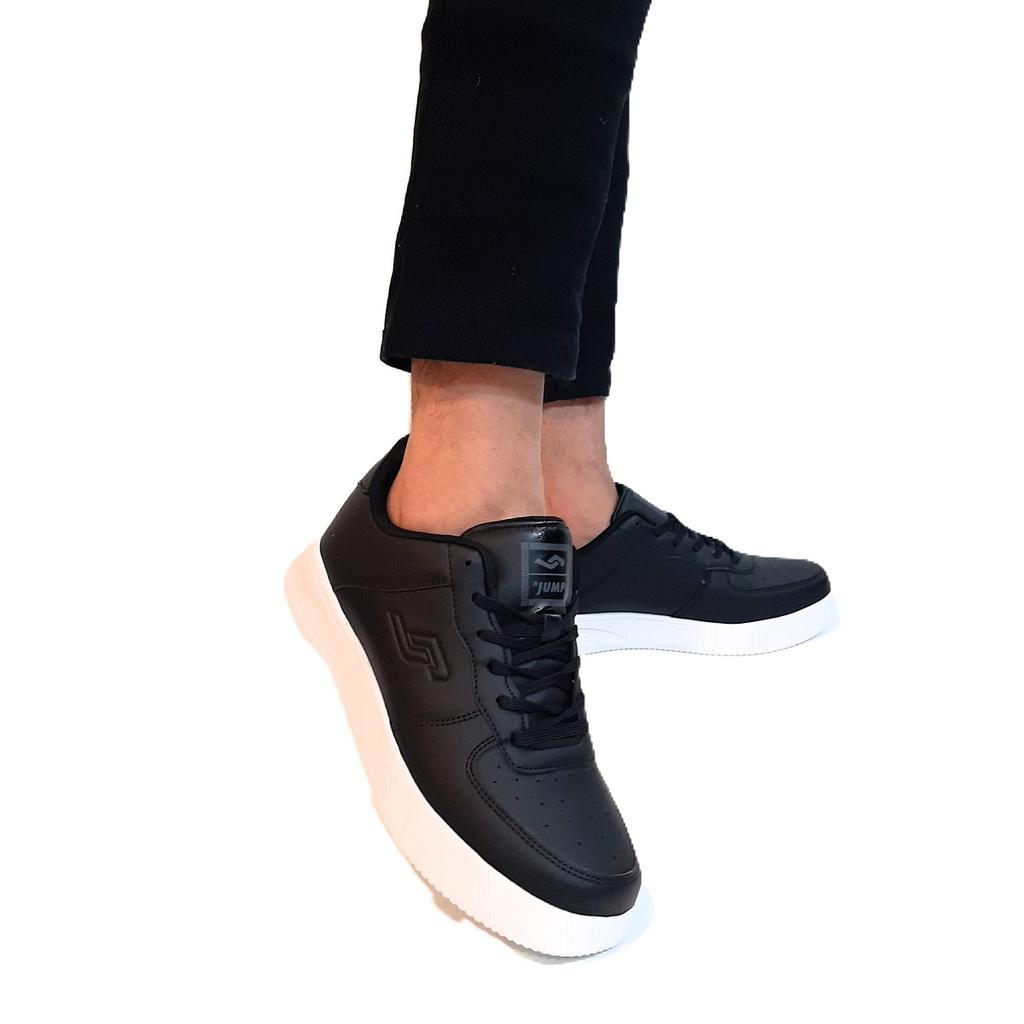 Jump 21516-22233 Black-White Memory Lightweight Comfortable Sports Shoes