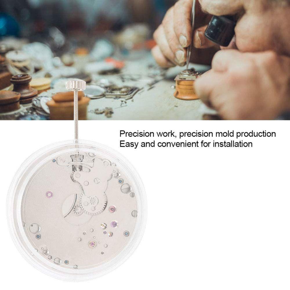 White Movement 6498 Watch Movement Single Calendar Mechanical Watch Movement  Parts Replacement