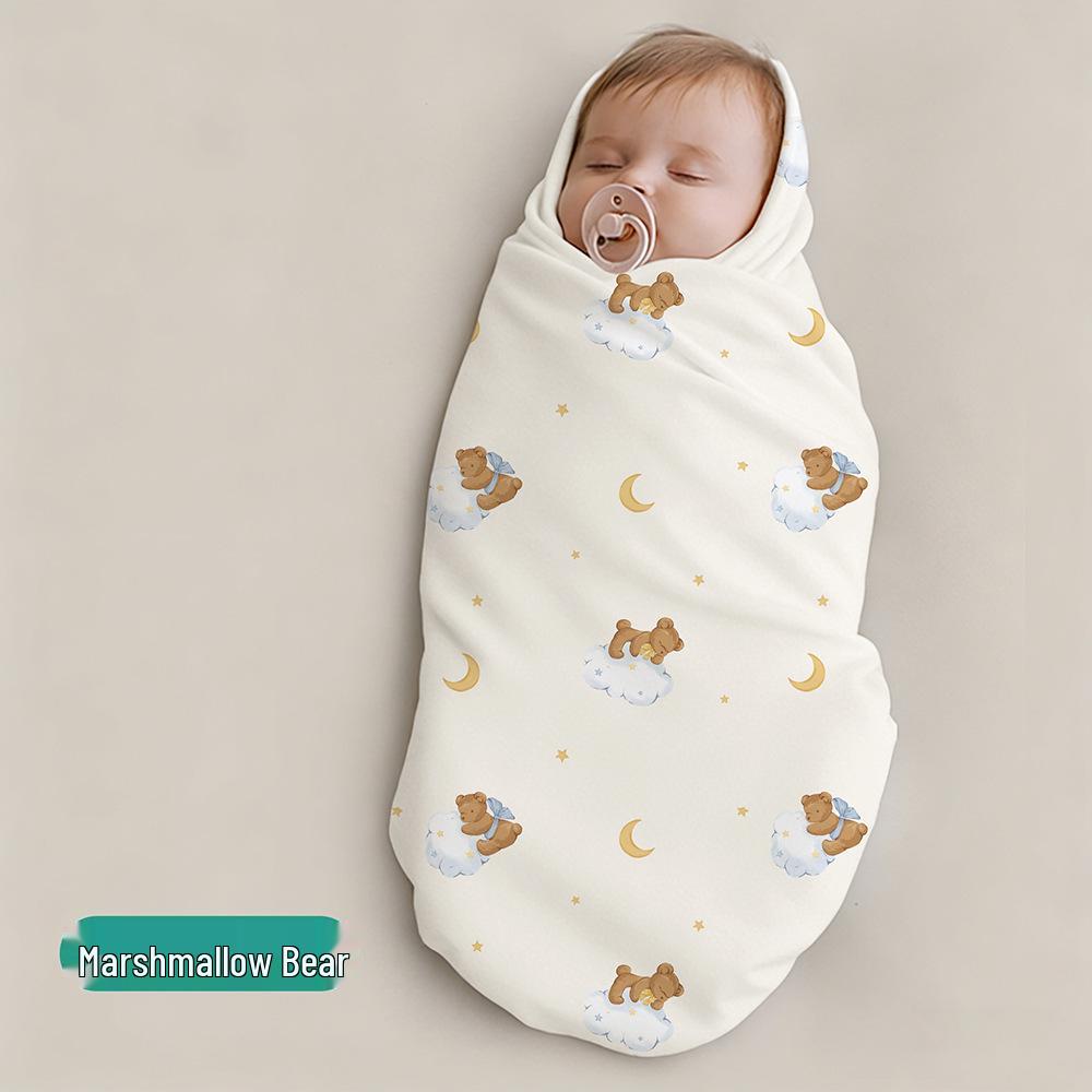 Pure Cotton Four Seasons Baby Swaddle Blanket - Anti-Startle, Newborn Essential