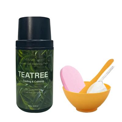 Renatural Tea Tree Modeling Pack 300g + Pack Tool + Cleansing Sponge Home Esthetics 5 Types