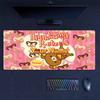 Cute Rilakkuma Breakfast Custom Name Large Size Mouse Pad Gaming Table Cushion Nonslip Laptop Tablet Big XXL Mat Mini PC Playmat With Lock edge