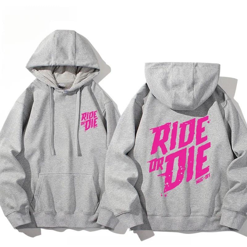 

Unisex 2D Letter Print Hooded Sweatshirt for Spring & Autumn (2025 Edition) XL