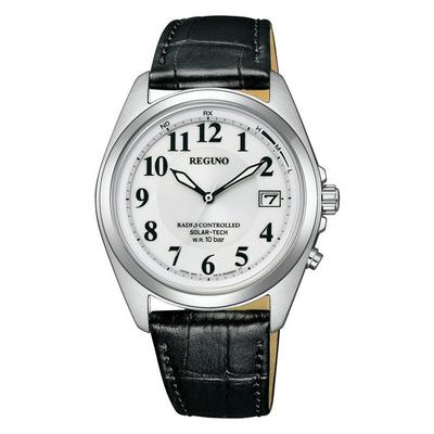 Citizen KS3-115-20 ( Zegarek REGUNO Solar-Tech sterowany radiowo Standard Series męski) Okrągły zegarek