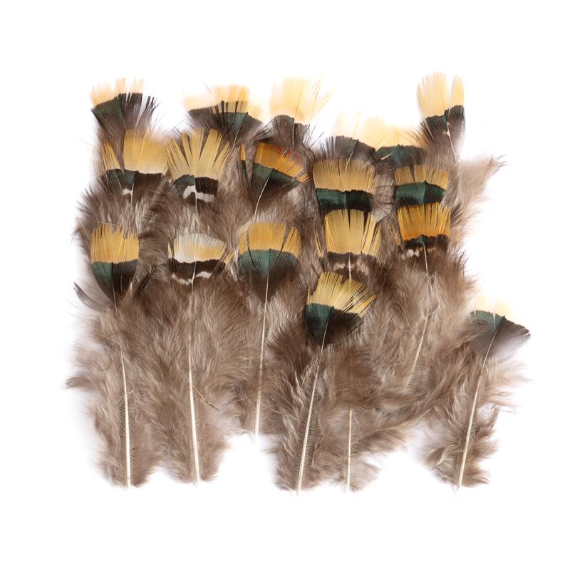 80 Natural Pheasant Feather Decorative Diy Jewelry Hair Accessories Material Cat Stick Toy Accessories