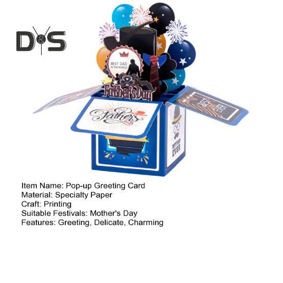 Pop-Up-Blumenkarte zum Muttertag, 3D-Pop-Up-Grußkarte „Alles Gute zum Muttertag“, Geschenk für ihre Frau, Mutter, Oma