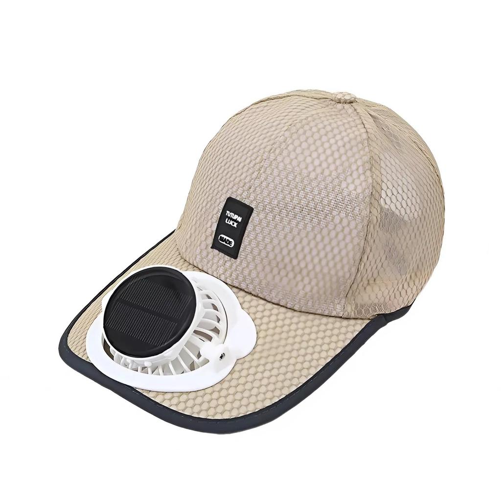 Solar Rechargeable Fan Baseball Cap, Spring And Summer Sun Visor Cap, Cap