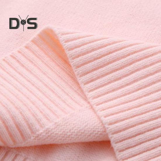 Damen Winterpullover Einfarbig O-Ausschnitt Langarm Loose Fit Stricktops Dicker warmer Pullover Jumper Streetwear