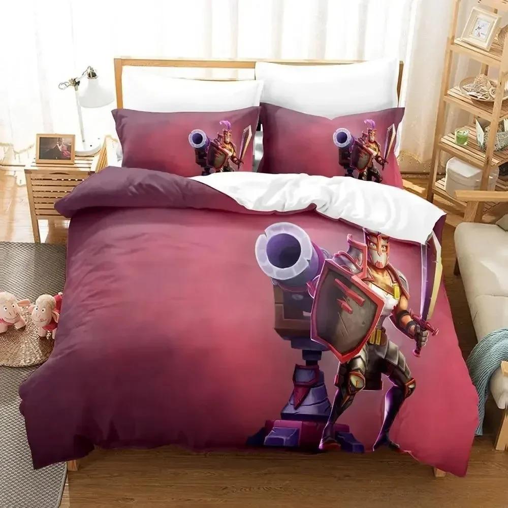 Game Dungeon Defenders Bedding Set For Bedroom Soft Modern Bedspreads Comefortable Kids Duvet Cover Quilt Cover And Pillowcase