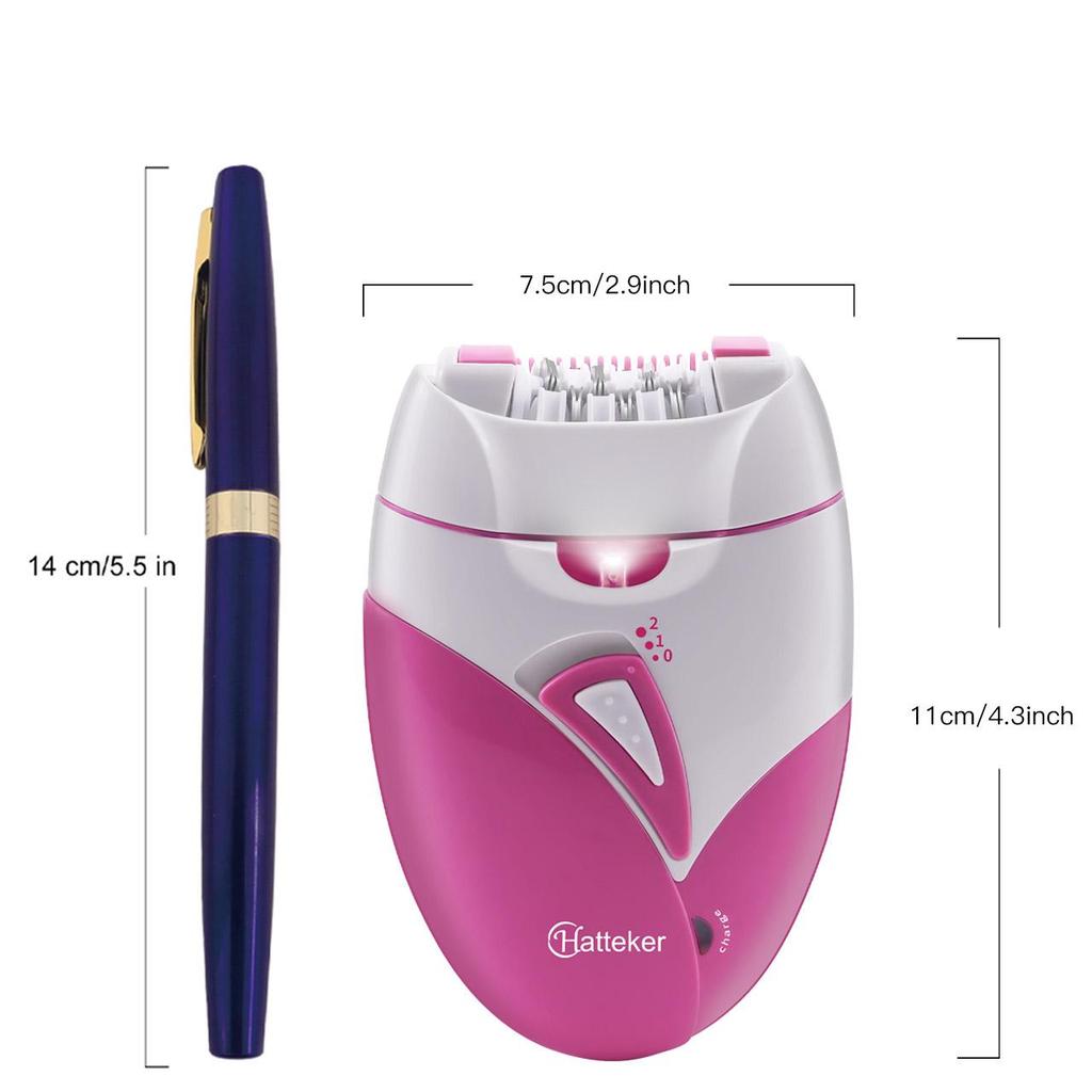 Hatteker Damen Satinelle Advanced Epilierer Elektrische Haarentfernung Nass & Trocken Anwendung