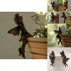 Whimsical Fairy Figurine Set With Resin Craftsmanship Perfect For Home Garden Decor