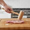 Metal Head Meat Tender Wooden Meat Mallet Multifunctional Meat Hammer  Nuts