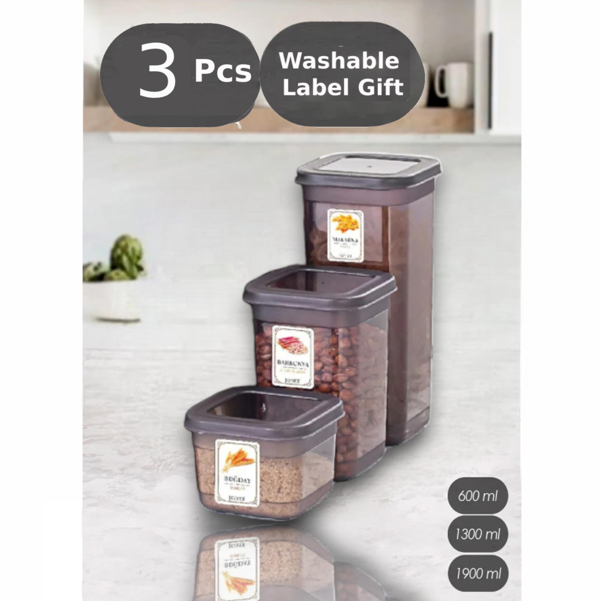 

Набор из 36/24/18/12/9/6/3 квадратных контейнеров для хранения пищевых продуктов с герметичной крышкой 1900 мл 1300 мл 600 мл Антрацитовый цвет