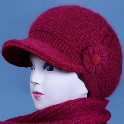 Hat Women's Winter Warm Thickened Mother's Hat