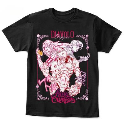 JoJo Demonio y El Stand Dibujo Animado Anime Estampado Ropa de Mujer Y2k Top Estético Moda Harajuku Vintage Acogedor Personalidad