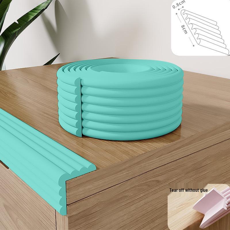 Soft Foam Edge and Corner Anti-Collision Protection Strip for Table, Window, Door, and Sill