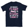 My Favorite Flight Attendant Calls Me Aunt Short-Sleeve Unisex T-Shirt