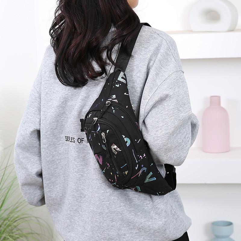 Large Capacity Durable Oxford Fabric Sport Waist Bag For Running And Daily Use