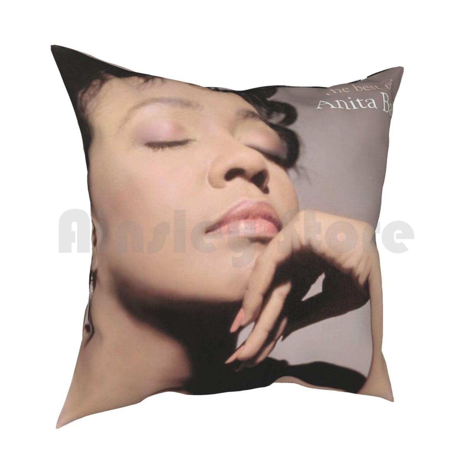 Anita Baker Pillow Case Printed Home Soft DIY Pillow Cover Anita Baker Anita Baker Music Hip Hop 30x30cm 12x12in