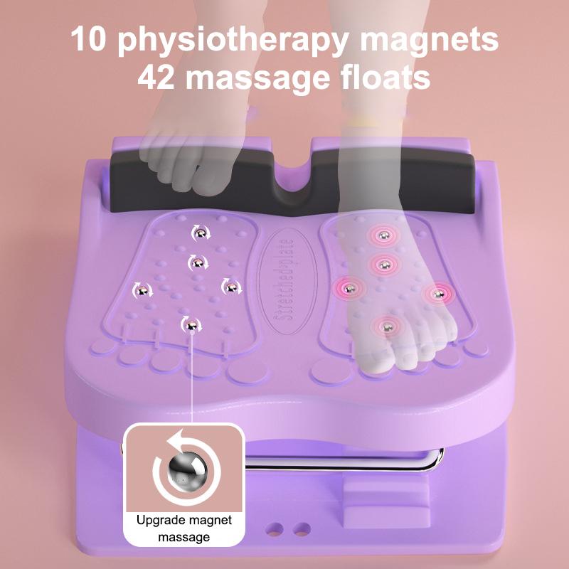1Pc Adjustable Straight Leg Incline Board Leg Shaping Stretching Calf Massage Magnet Stretching Board Foldable Diagonal Board