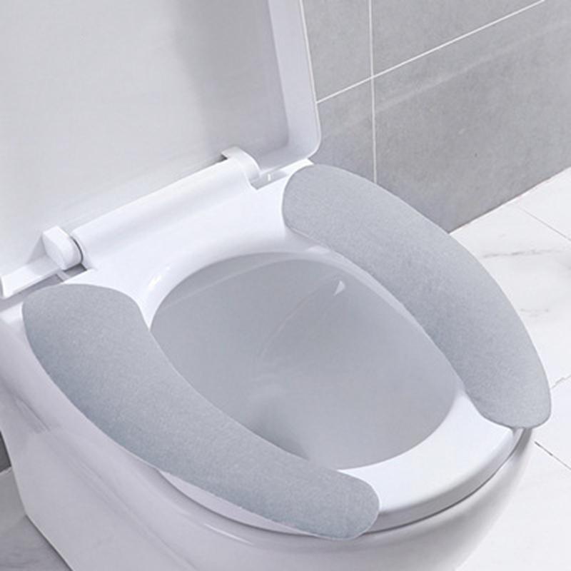 

Universal Toilet Seat Cover Soft WC Toilet Seat Cushion O-shaped Warmer WC Closestool Mat Bathroom Accessories Toilet Cover