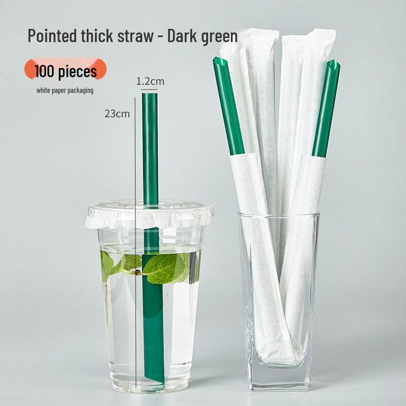Ruhan High-Temperature Thick Disposable Straws