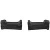 Motorcycle Front Pedal, 1 Pair Rubber Front Pedal Footrest Foot Pegs Fit for YBR 125
