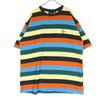 Parra Portuguese-made, Multicolor Border Pattern Short Sleeve T-shirt XL Men's Used