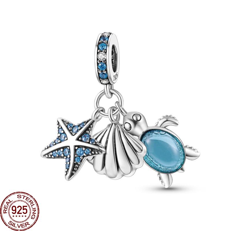 Frauen Kupfer Kindheit Charms Perlen Mädchen und Junge Spielen Ozean Dangle Accessoires Armbänder Halskette Schmuck Markierung