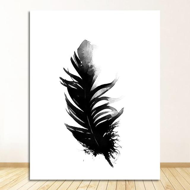 

Девушка черно-белые абстрактные плакаты на скандинавскую тему и принты, настенные панно для украшения гостиной, настенная живопись на холсте, перо 21cm×30cm NoFrame