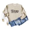 Stronger Than the Storm Printed Round Neck Sweatshirt - Autumn/Winter Collection