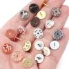 20sets Copper Locking Pin Back Brooch Badge Holder Metal Butterfly Brooch Buckle Badge Cufflinks For DIY Jewelry Making Supplies