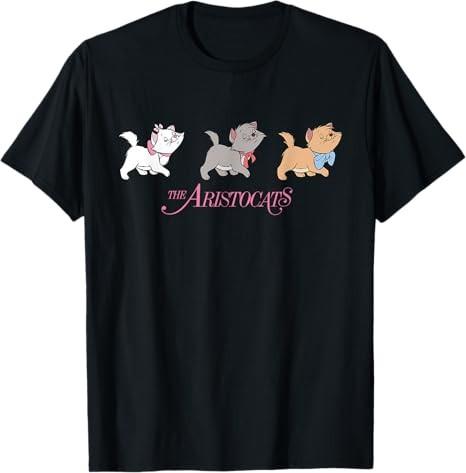 The Aristocats Cute Trio Black TShirt S