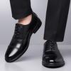 Men's shoes autumn new business dress men's leather shoes men's leather breathable three joint soft sole versatile cowhide shoes