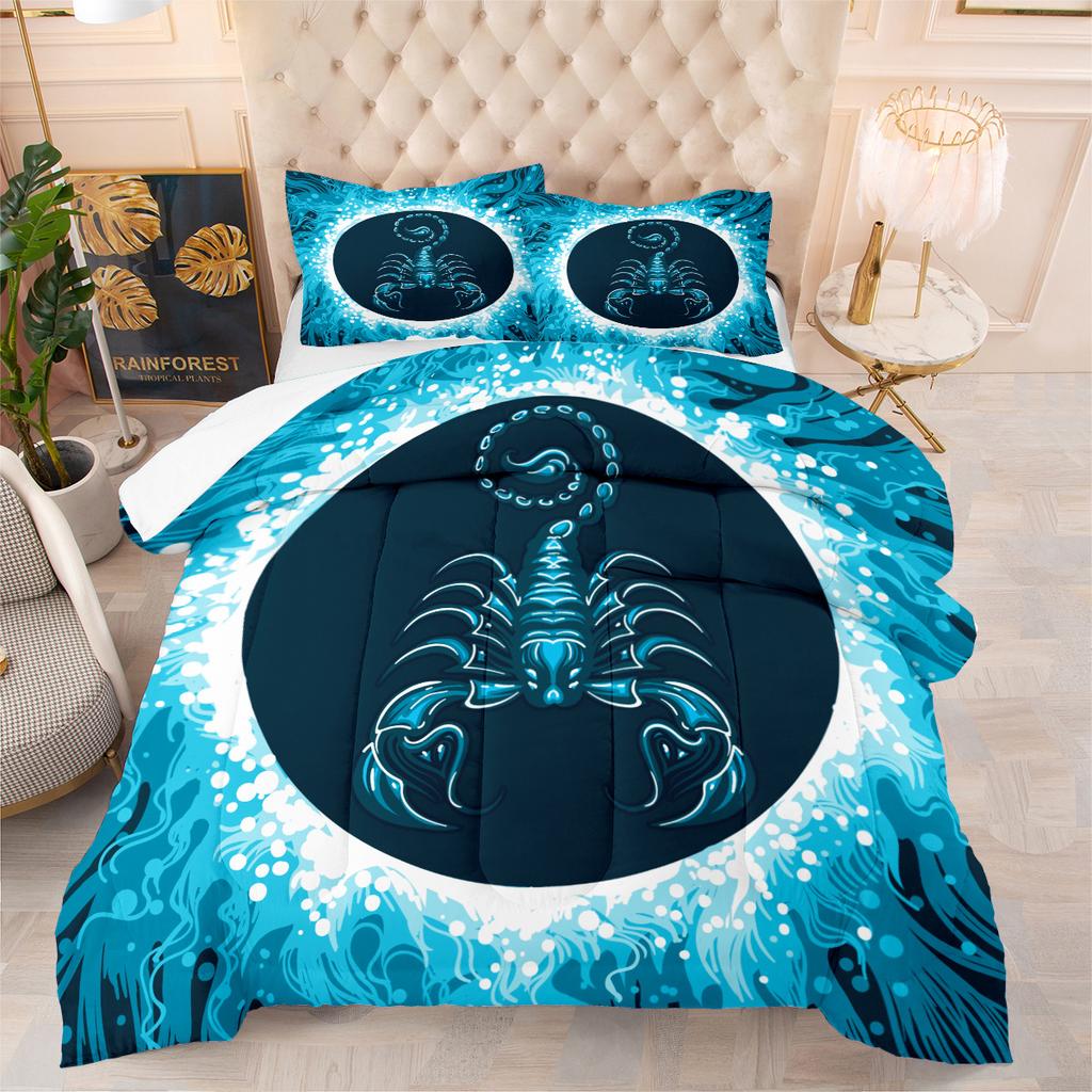 Constellation Fat Quilt Bedding Home Textile Fat Quilt Three-piece Quilt Cover
