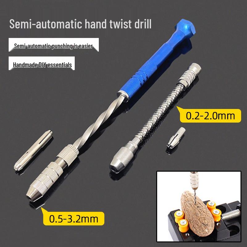 Mini Hand Crank Twist Drill for DIY and Model Drilling