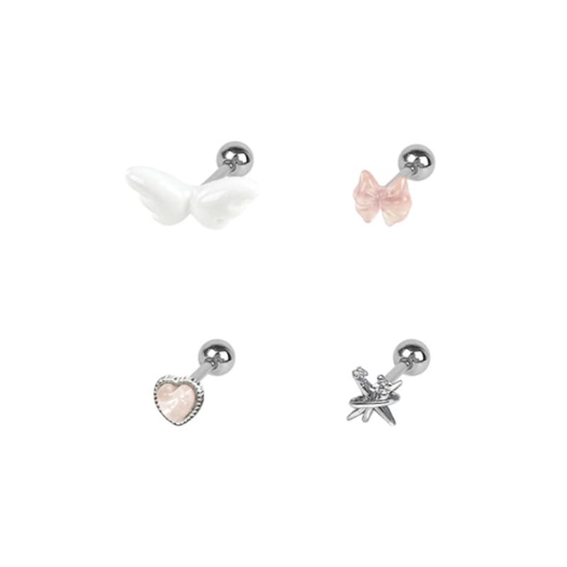 VVV [SET] Baby Angel Ribbon Piercing
