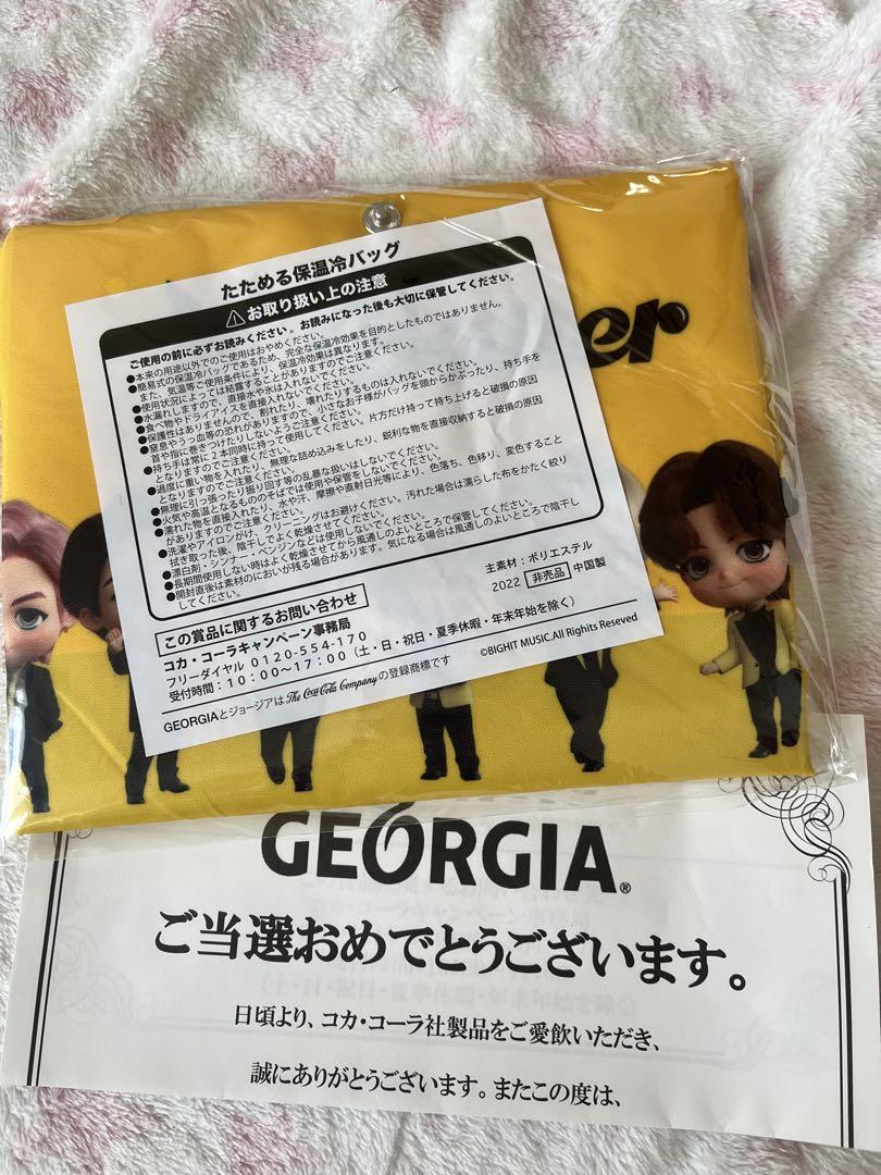 

[Б/У] Желтая термосумка коллаборации TinyTAN, не для продажи, редкая BTS