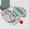 Food Storage Container Dinnerware Stainless Steel Lunch Box Portable Bento Box Food Storage Student