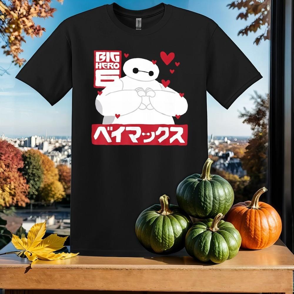 

Cute Baymax Heart Sign T-shirt T shirt Men Women Unisex Tshirt SY52 4XL