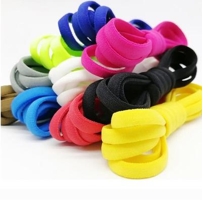 1Pair New Shoelaces Without Ties For Kids Adult Quick Lazy Laces Women Men Metal Lock Elastic Shoe Laces Sneakers Shoe Strings