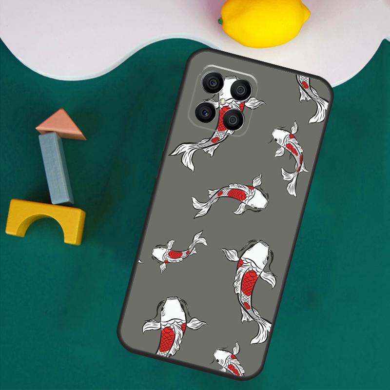 Koi Carp Fish Yin Yang Case For Honor Magic 7 5 6 Lite Honor 200 Pro 50 70 90 Lite X9a X8a X8 X9 X8b X9c X9b Cover