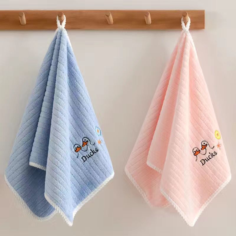 26X50 см милое полотенце с узором утки — фото 20