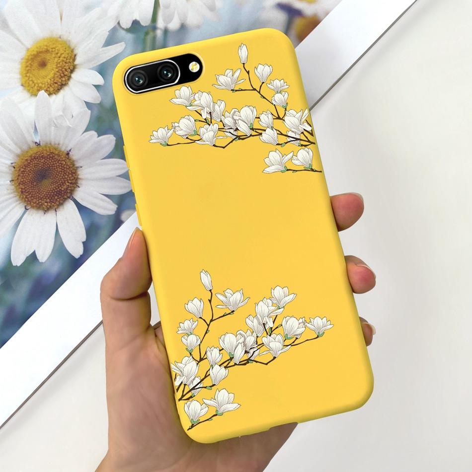 For Honor 10 Case Honor10 COL-L19 COL-L29 Fashion Moon Pattern Soft Silicon Protective Cover Phone Cases