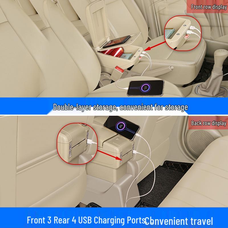 Wuling Rongguang EV 2026 Central Console Armrest Storage Box Accessories