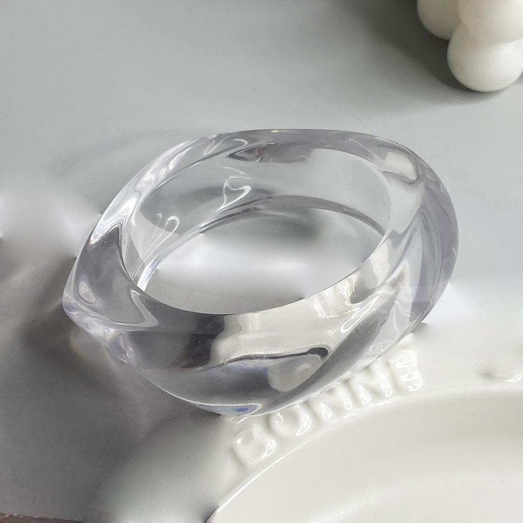 Elegant Acrylic Cuff Bracelet Unique Acrylic Bracelet Jewelry Versatile Bangles Accessory for Fashion Lovers